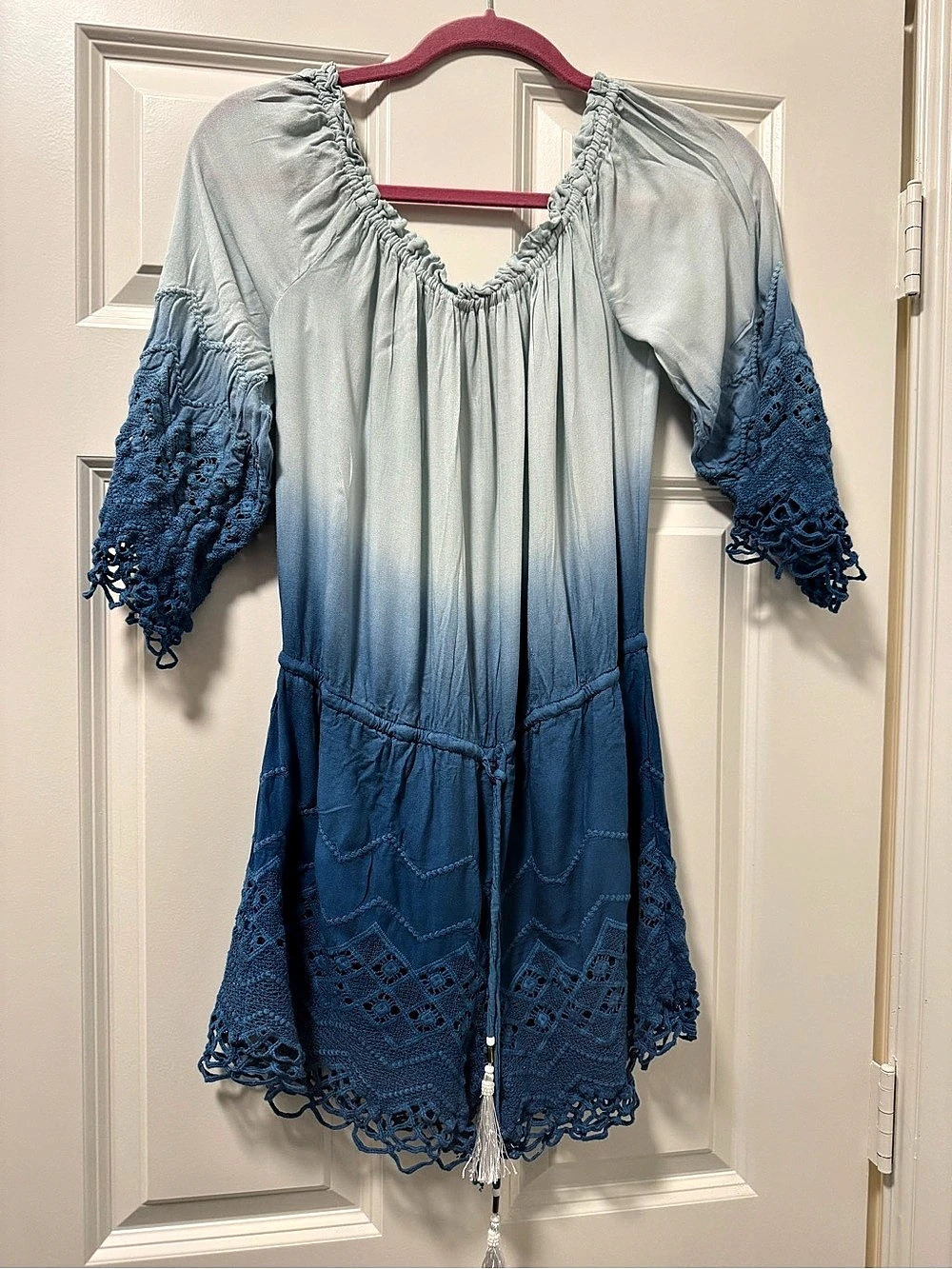 Young Fabulous & Broke Ombre Lace Romper Size Medium